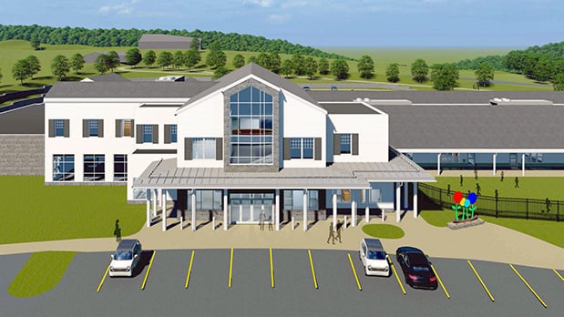 Middletown Front Entrance Rendering